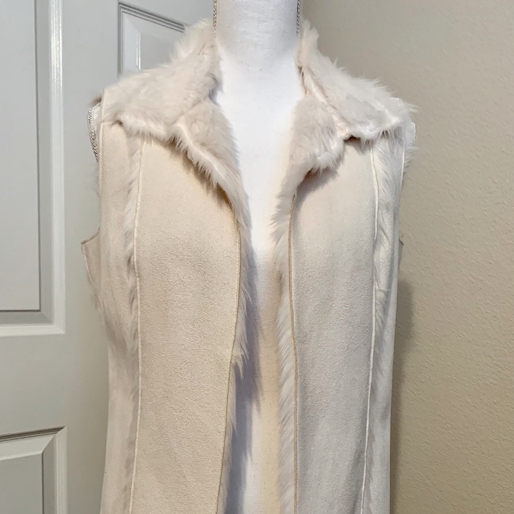 Coldwater Creek NWOT fur winter vest
